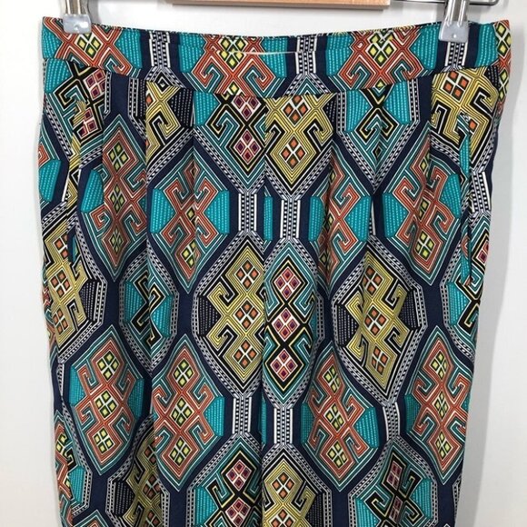 Mara Hoffman Lightweight  Bold Pattern Pants Size 4 - Picture 2 of 9